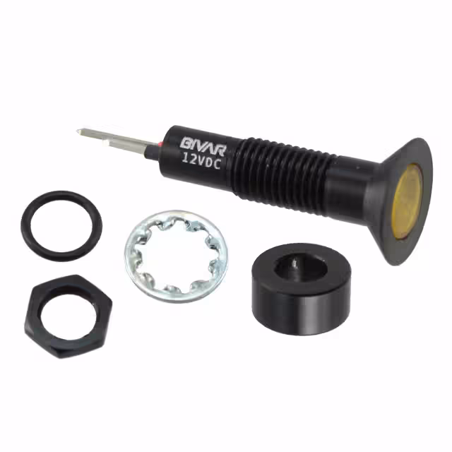 PM5-A12Y12V Bivar Inc.  Bedienfeldanzeigen Kontrollleuchten